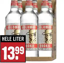 Dirck 3 Oblomov Vodka HELE LITER aanbieding