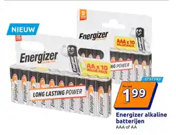 Action Energizer alkaline batterijen aanbieding
