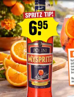 Dirck 3 Polini MySpritz Aperitivo 70 cl aanbieding