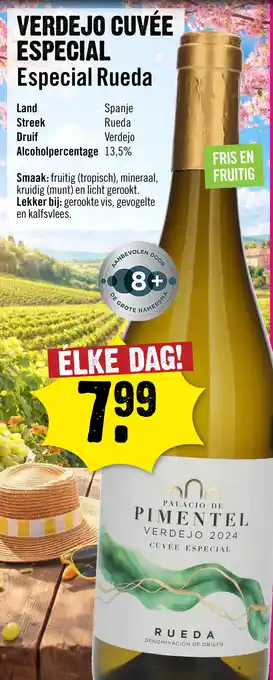 Dirck 3 Palacio de Pimentel Rueda Verdejo Cuvée Especial 75 cl aanbieding