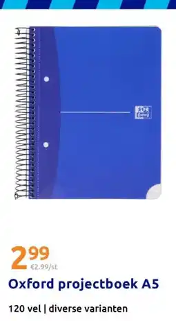 Action Oxford projectboek A5 aanbieding