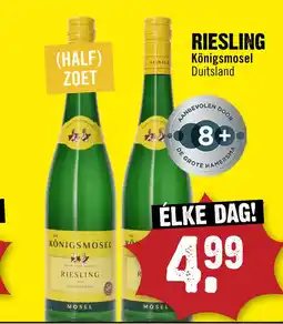 Dirck 3 Königsmosel Riesling 75 cl aanbieding