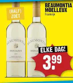 Dirck 3 Beaumontia Moelleux 75 cl aanbieding
