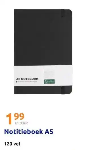 Action Notitieboek A5 aanbieding