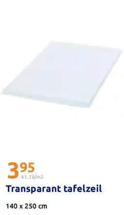 Action Transparant tafelzeil aanbieding