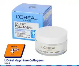 Action L'Oréal dagcrème Collageen aanbieding