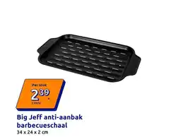 Action Big Jeff anti-aanbak barbecueschaal aanbieding