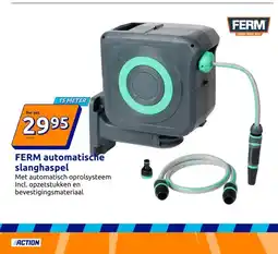 Action FERM automatische slanghaspel aanbieding