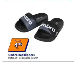 Action Umbro badslippers aanbieding