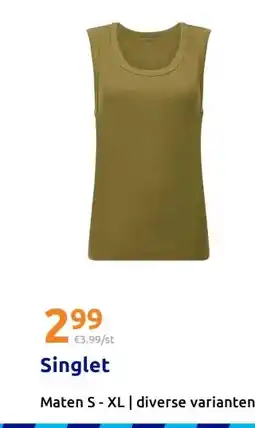 Action Singlet aanbieding