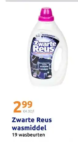 Action Zwarte Reus wasmiddel aanbieding
