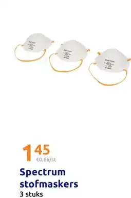 Action Spectrum stofmaskers aanbieding
