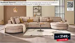 Woonsquare Hoekbank Santorini aanbieding