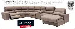 Woonsquare Hoekbank Denver aanbieding