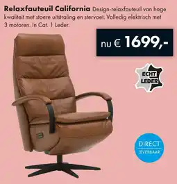 Woonsquare Relaxfauteuil California aanbieding
