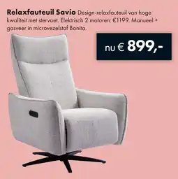 Woonsquare Relaxfauteuil Savio aanbieding