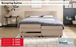Woonsquare Boxspring Sunrise aanbieding