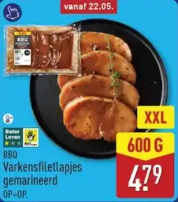 ALDI BBQ Varkensfiletlapjes Gemarineerd aanbieding
