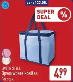 ALDI Live In Style Opvouwbare Koeltas aanbieding