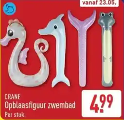 ALDI Crane Opblaasfiguur Zwembad aanbieding