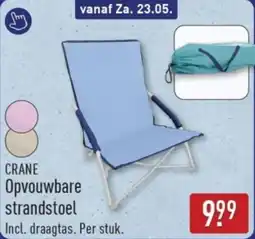 ALDI Crane Opvouwbare Strandstoel aanbieding