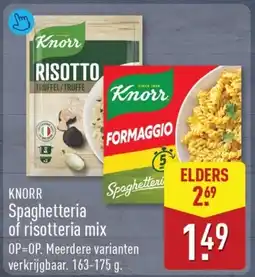 ALDI Knorr Spaghetteria of risotteria mix aanbieding