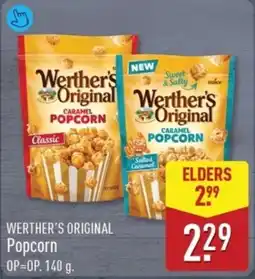 ALDI Werther's Original Popcorn aanbieding