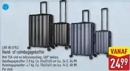 ALDI Live in Style Hand of Ruimbagagekoffer aanbieding