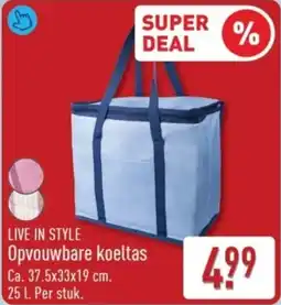 ALDI Live in Style Opvouwbare Koeltas aanbieding