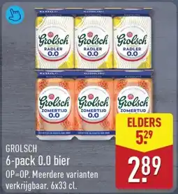 ALDI Grolsch 0.0 Bier aanbieding