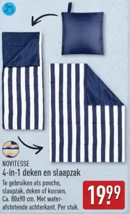 ALDI Novitesse 4-in-1 Deken en Slaapzak aanbieding