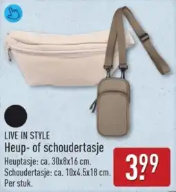 ALDI Live in Style Heup of Schoudertasje aanbieding