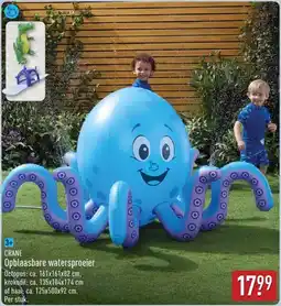 ALDI Crane Opblaasbare Watersproeier aanbieding
