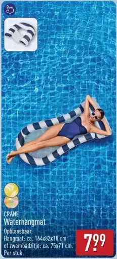 ALDI Crane Waterhangmat aanbieding