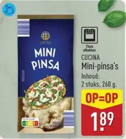 ALDI Cucina Mini-pinsa's aanbieding