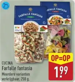 ALDI Cucina Farfalle Fantasia aanbieding