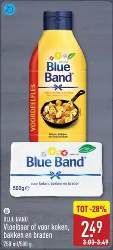 ALDI Blue Band Vloeibaar of Voor Koken Bakken en Braden aanbieding