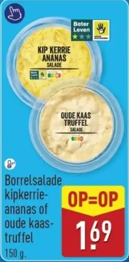 ALDI Borrelsalade kipkerrie ananas of oude kaas-truffel aanbieding