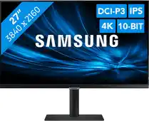 Bol.com Samsung ViewFinity LS27B800PXPXEN - 4K IPS Monitor - USB-C 90w - RJ45 - 27 inch aanbieding