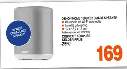 Correct Denon home 150 bke2 smart speaker aanbieding
