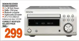 Correct Denon receiver rcdm41dabspek aanbieding