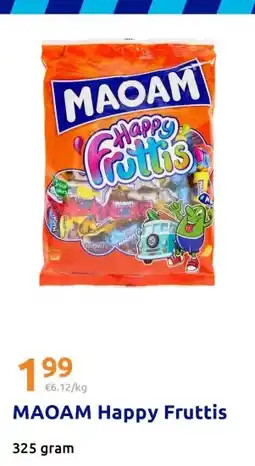 Action MAOAM Happy Fruttis aanbieding