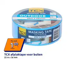 Action TCX afplaktape voor buiten aanbieding