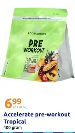 Action Accelerate pre-workout Tropical aanbieding