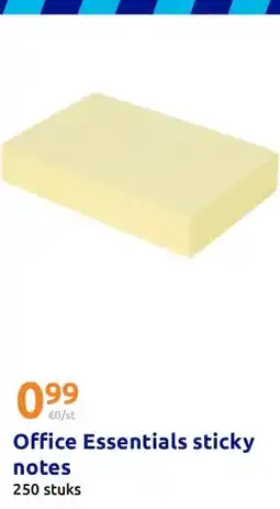Action Office Essentials sticky notes aanbieding