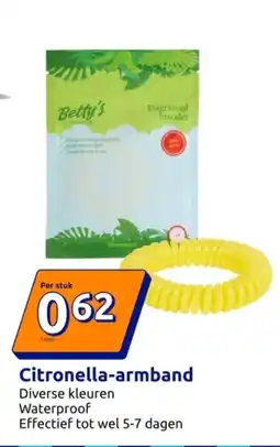 Action Citronella-armband aanbieding