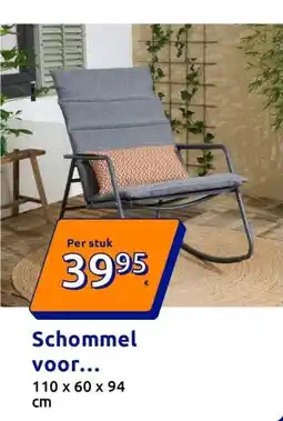 Action Schommelstoel voor buiten – antraciet aanbieding