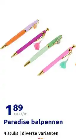 Action Paradise balpennen aanbieding