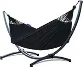 Bol.com Hangmat met Standaard 2 Persoons – Extra Hoog, Super Stevig & Duurzaam | Max. belasting: 220 kg aanbieding