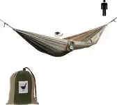 Bol.com MoreThanHip - SINGLE 1 persoons (reis)hangmat Camouflage - 290 x 145 cm aanbieding